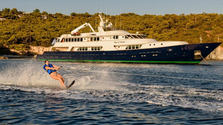 Water Skiing with WIND OF FORTUNE