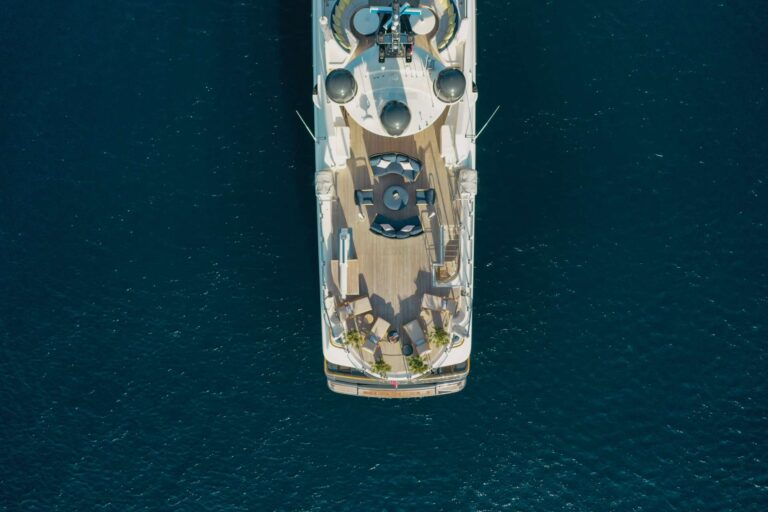 Aerial Of The Aft Decks