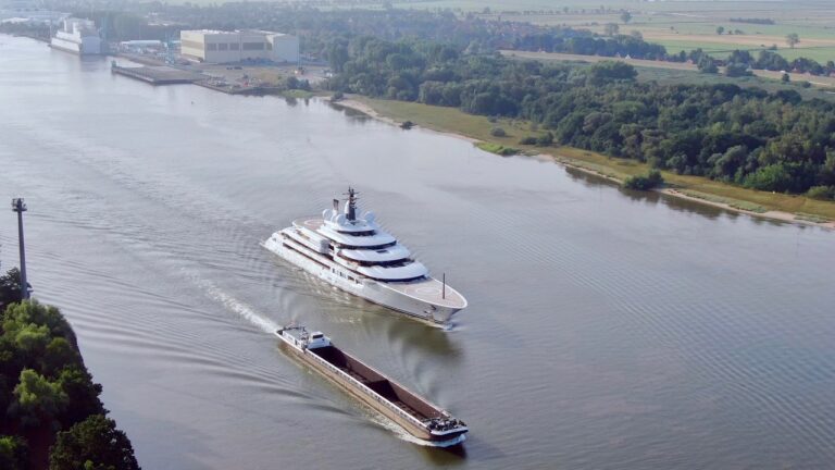 Aerial Shot On Sea Trials