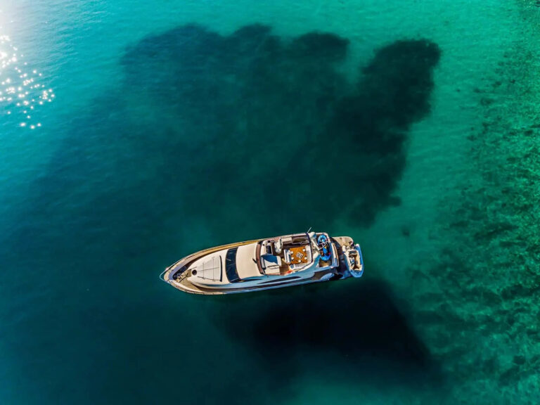 Aerial View - At Anchor