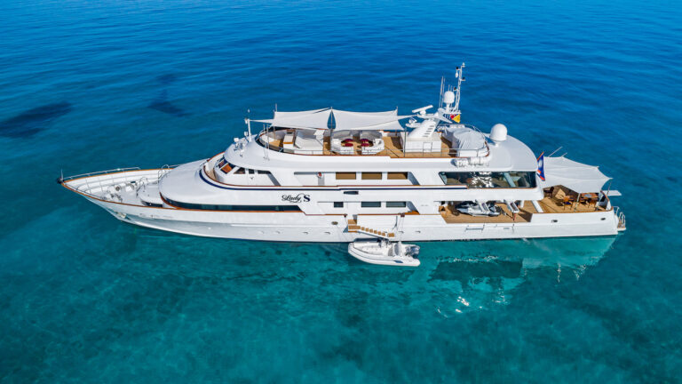 Aerial View At Anchor