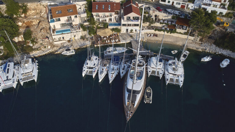 Aerial View At Quay