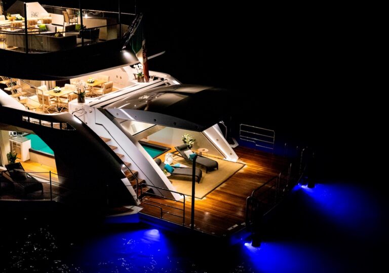 Aerial View By Night - Beach Club