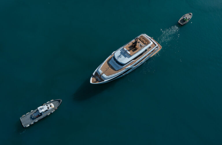 Aerial View Of GINDUNGO Yacht