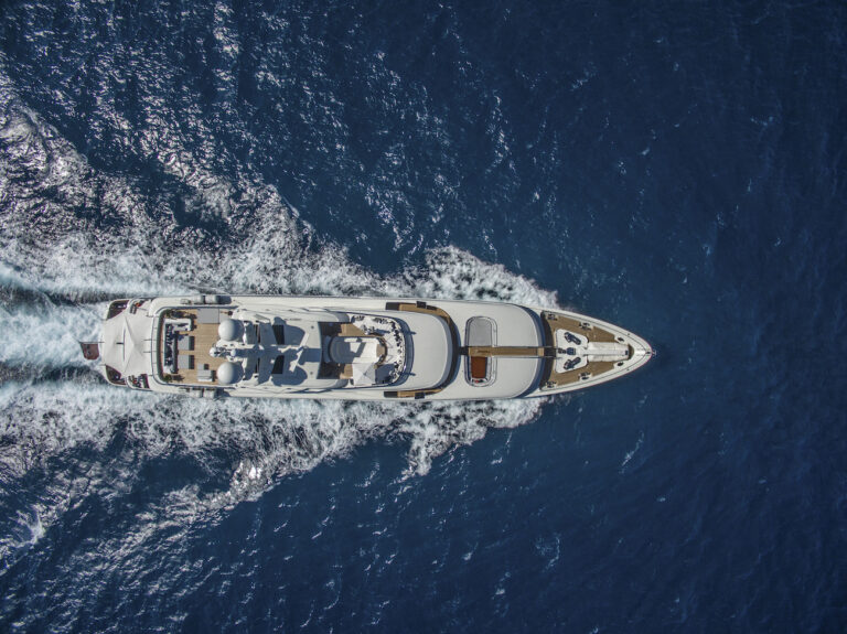 Aerial View Of ROMA Cruising