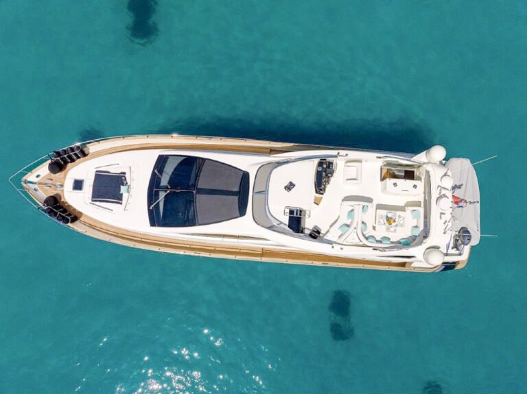 Aerial View Of Riva Yacht Milky Way
