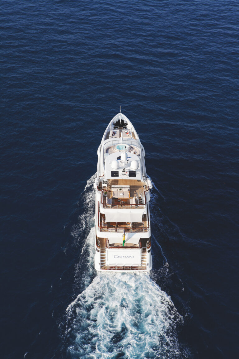 Aerial View Of The Aft Decks
