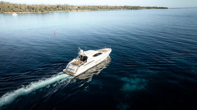 Aerial View Of The Yacht