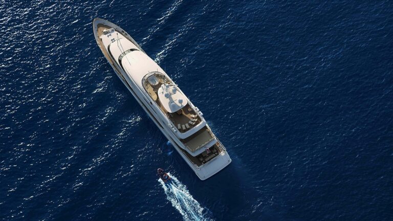 Aerial View With Tender
