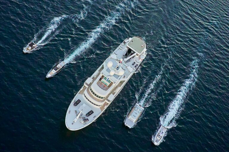 Aerial View With Tenders