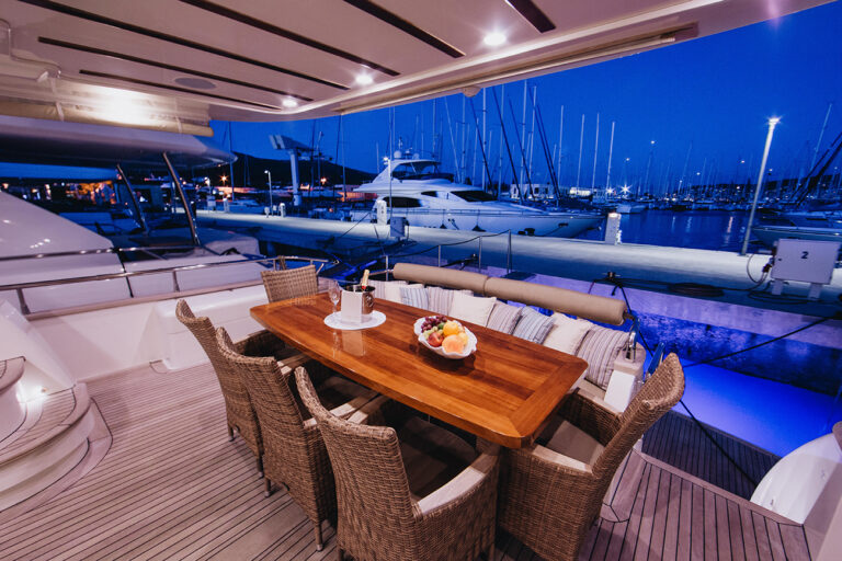 Aft Alfresco Dining At Night