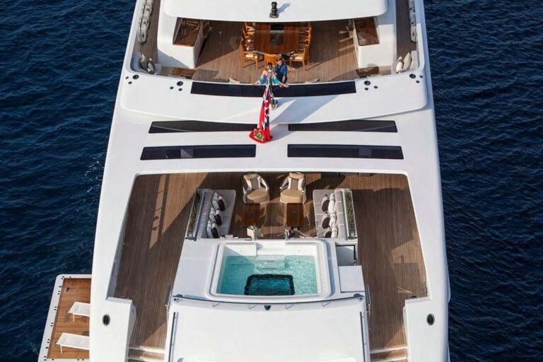 Aft Deck Aerial Close Up
