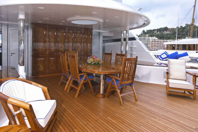 Aft Deck Alfresco Dining Area