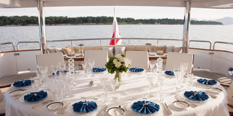 Aft Deck Alfresco Dining Area