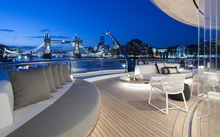 Aft Deck By Night In London