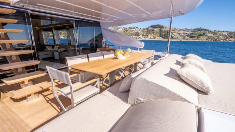 Aft Deck Dining And Relax