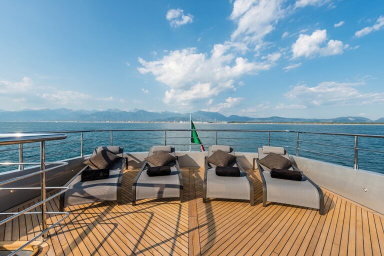 Aft Deck Sunbathing