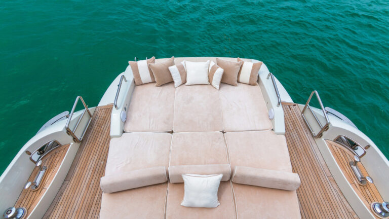 Aft Lounging Sunbathing Area