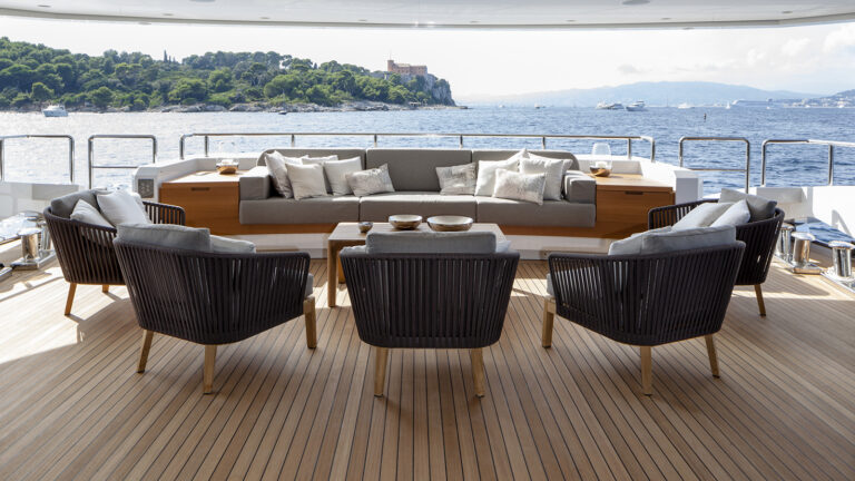 Aft Main Deck Extrior Seating Area