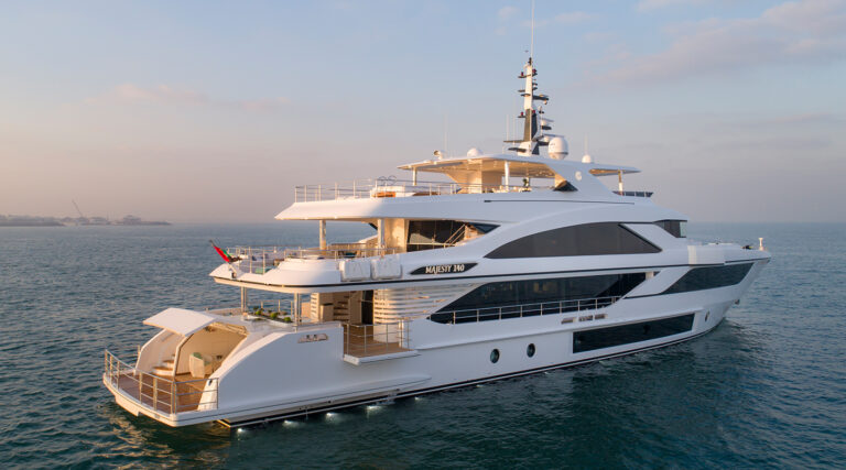 Aft Profile At Sunset