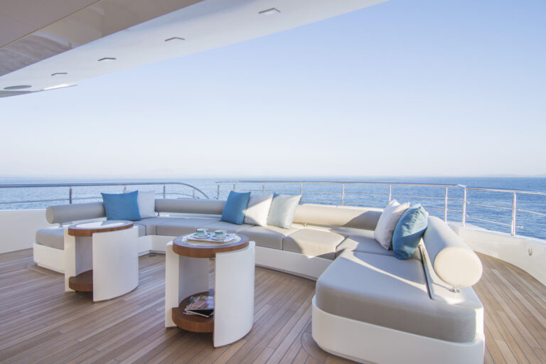 Aft Seating And Lounging Area