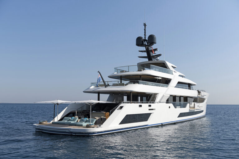 Aft View Of The Yacht AL WAAB