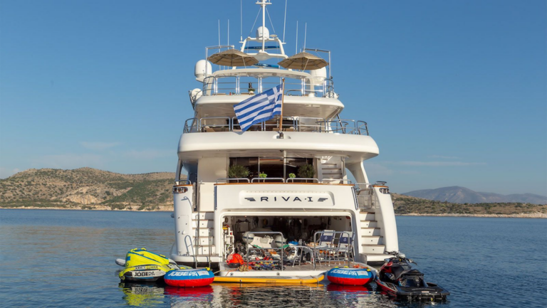 Aft View With Water Toys
