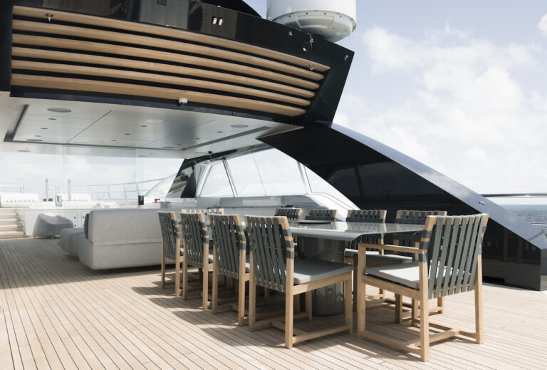 Al Fresco Dining Area On Sun Deck
