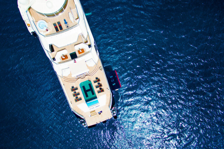 Alfa Nero Oceanco From Above