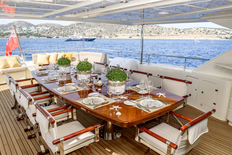 Alfresco Dinign On Sun Deck