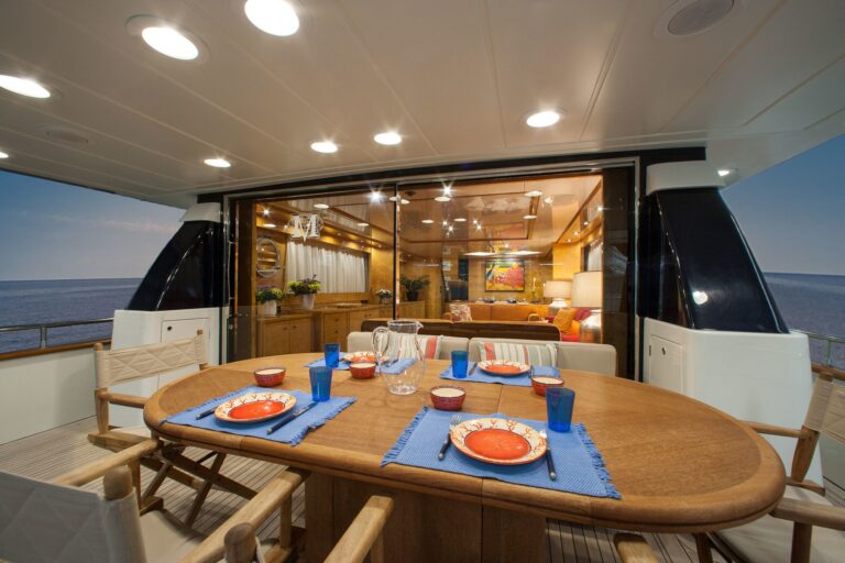 Alfresco Dining Area On Main Deck Aft