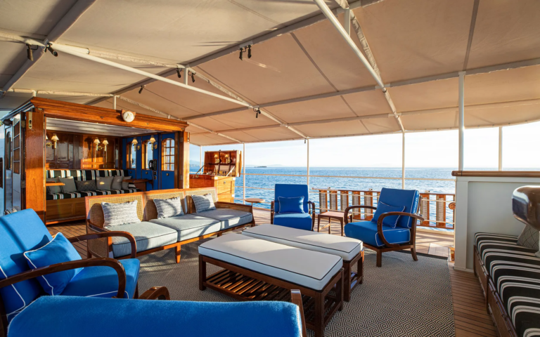 Alfresco Seating Area On Aft Deck