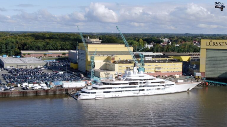 At Lurssen Shipyard