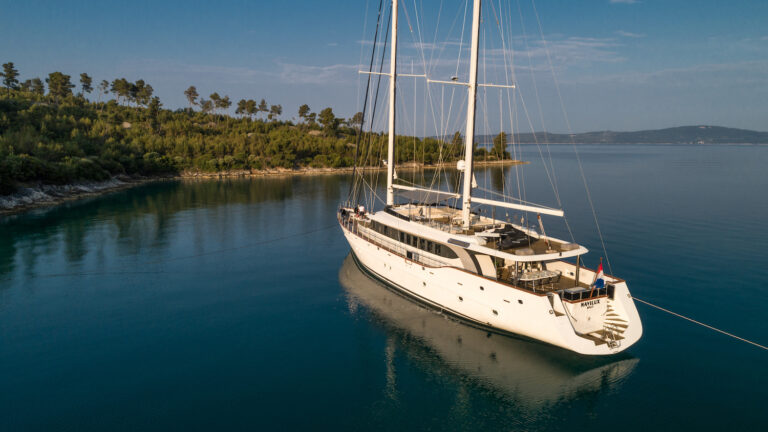 At Anchor Aft View