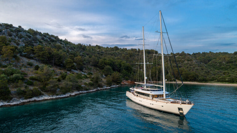 At Anchor In A Bay