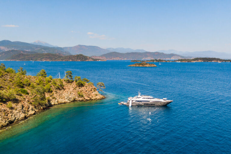 At Anchor In The Mediterranean