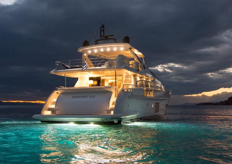 At Night Lit Up