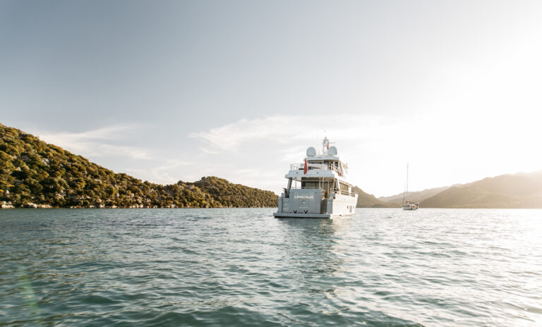 Aft View Of The Yacht