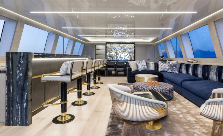 Bar And Seating In The Saloon