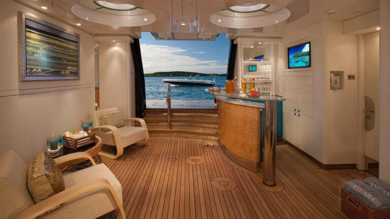 Beach Club In The Evening