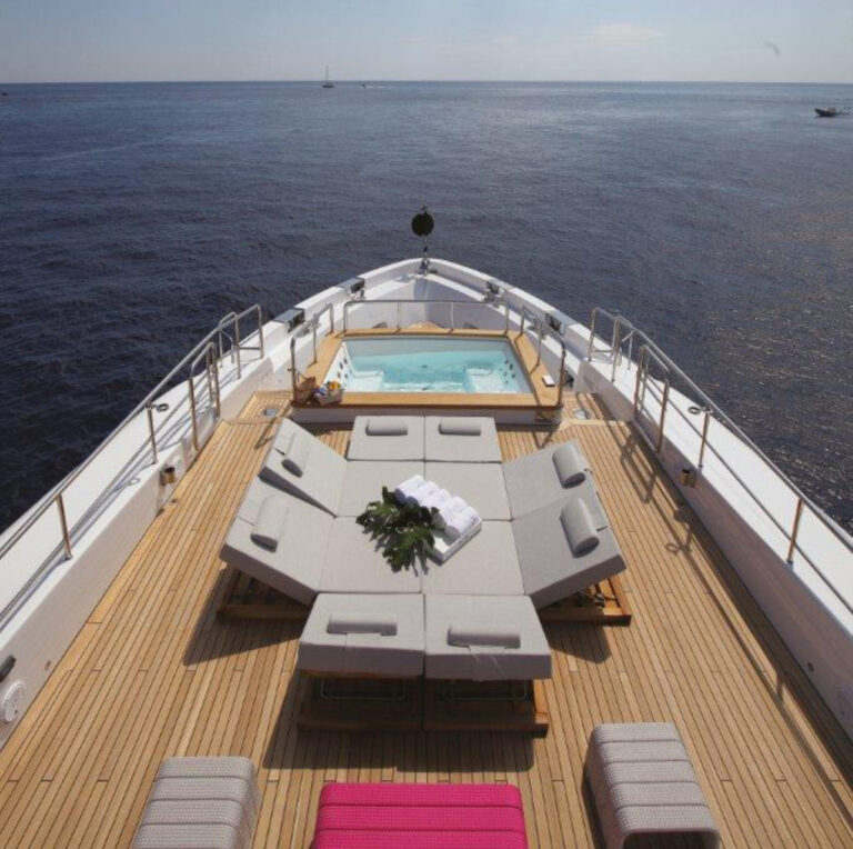 Benetti Mediterraneo 116 Foredeck Bow