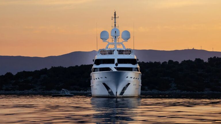 Bow View At Sunset