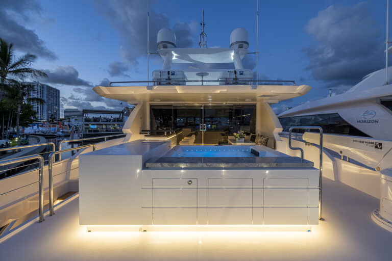 Bridge Deck By Night With Jacuzzi
