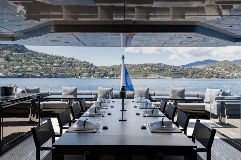 Bridge Deck - Dining Set Up