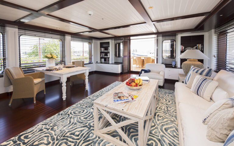 Bridge Deck Salon Comfortable Sofa