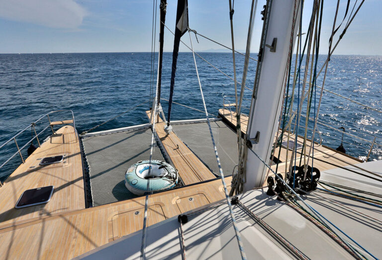 Charter Catamaran Anassa Foredeck