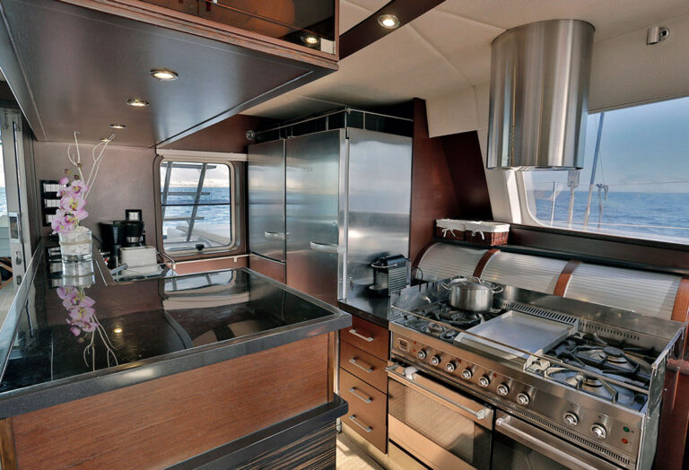 Charter Catamaran Anassa Galley