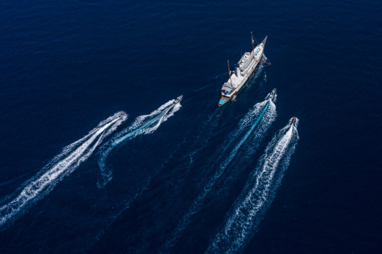 Classic Yacht KALIZMA With Her Toys
