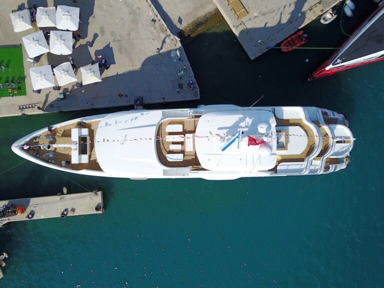 Cmb Superyacht Liquid Sky  From Above