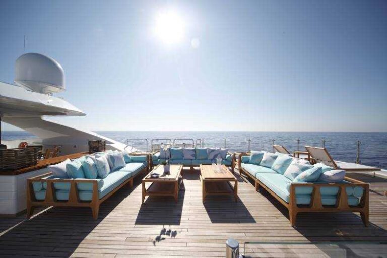 Comfortable Seating On The Sun Deck